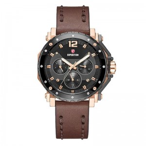 Expedition 6402 Rosegold Brown Leather Lady BFLGRBA